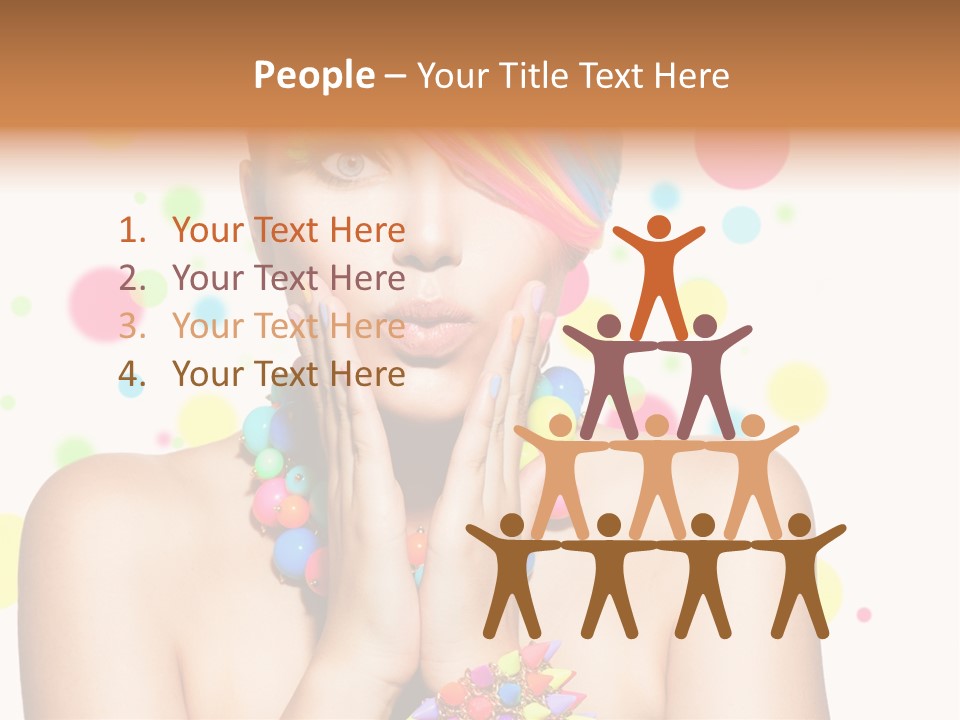 Hairstyle Manicure Bracelet PowerPoint Template