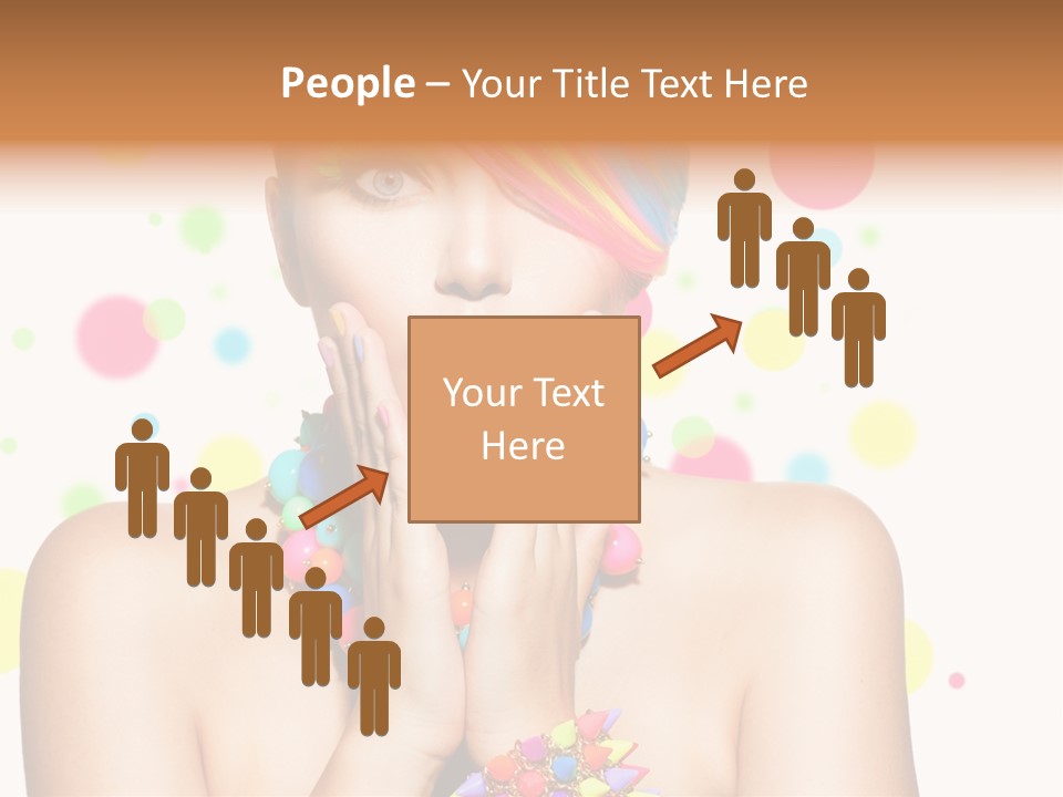 Hairstyle Manicure Bracelet PowerPoint Template