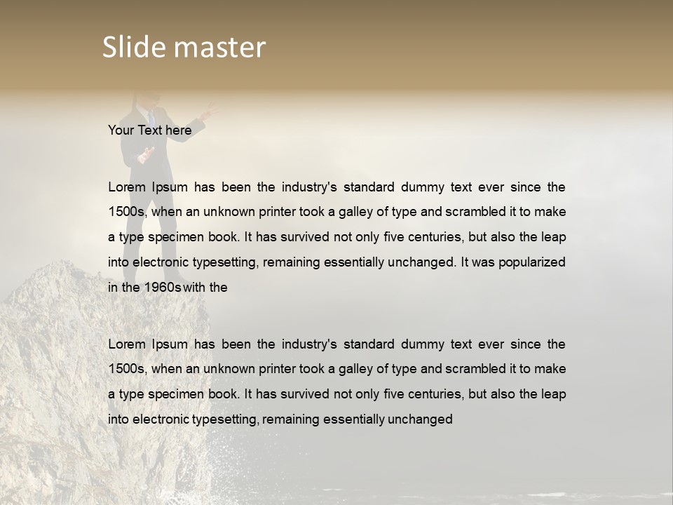 Prisoner Danger Power PowerPoint Template