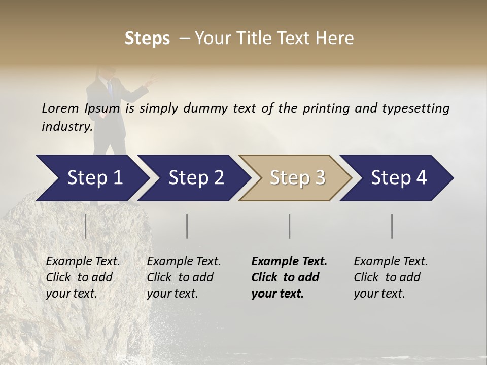 Prisoner Danger Power PowerPoint Template
