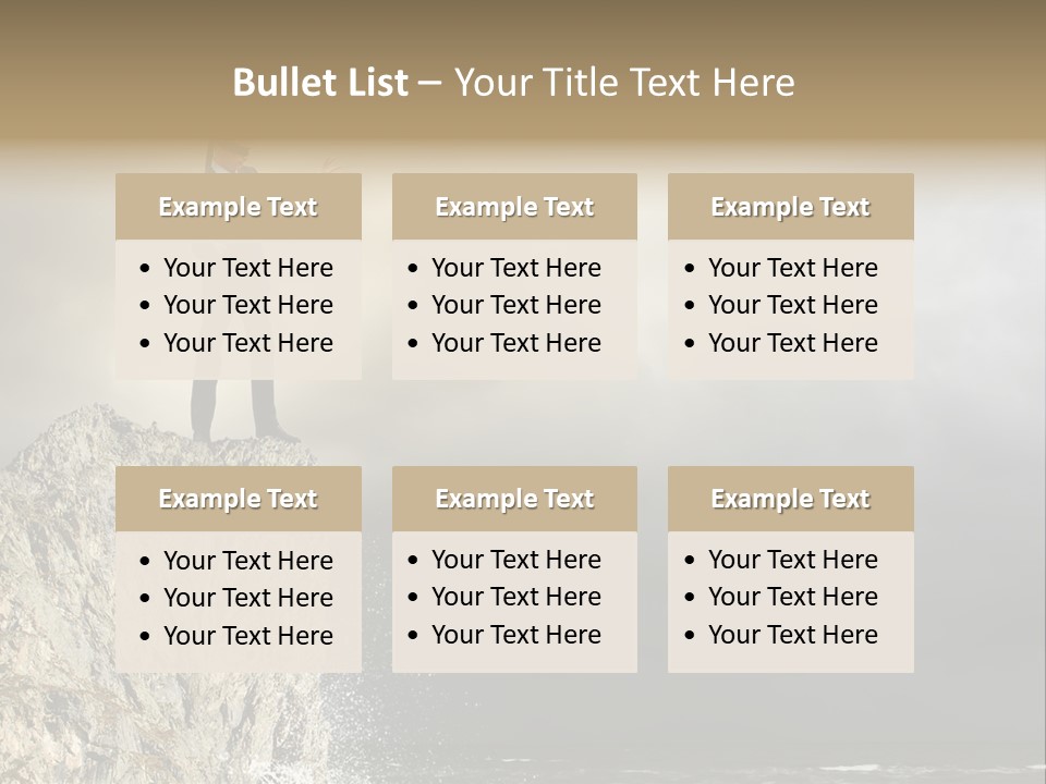 Prisoner Danger Power PowerPoint Template