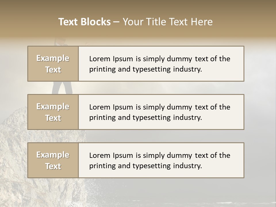 Prisoner Danger Power PowerPoint Template