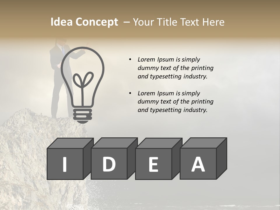 Prisoner Danger Power PowerPoint Template