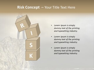 Prisoner Danger Power PowerPoint Template