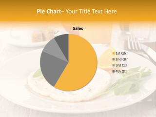 Orange Table Fried PowerPoint Template