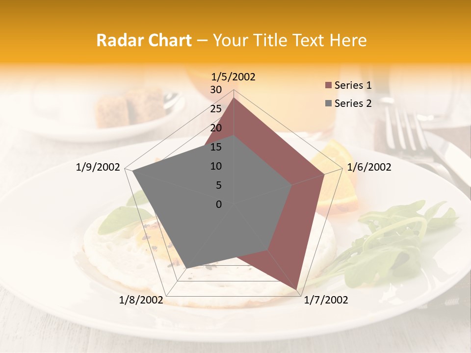 Orange Table Fried PowerPoint Template