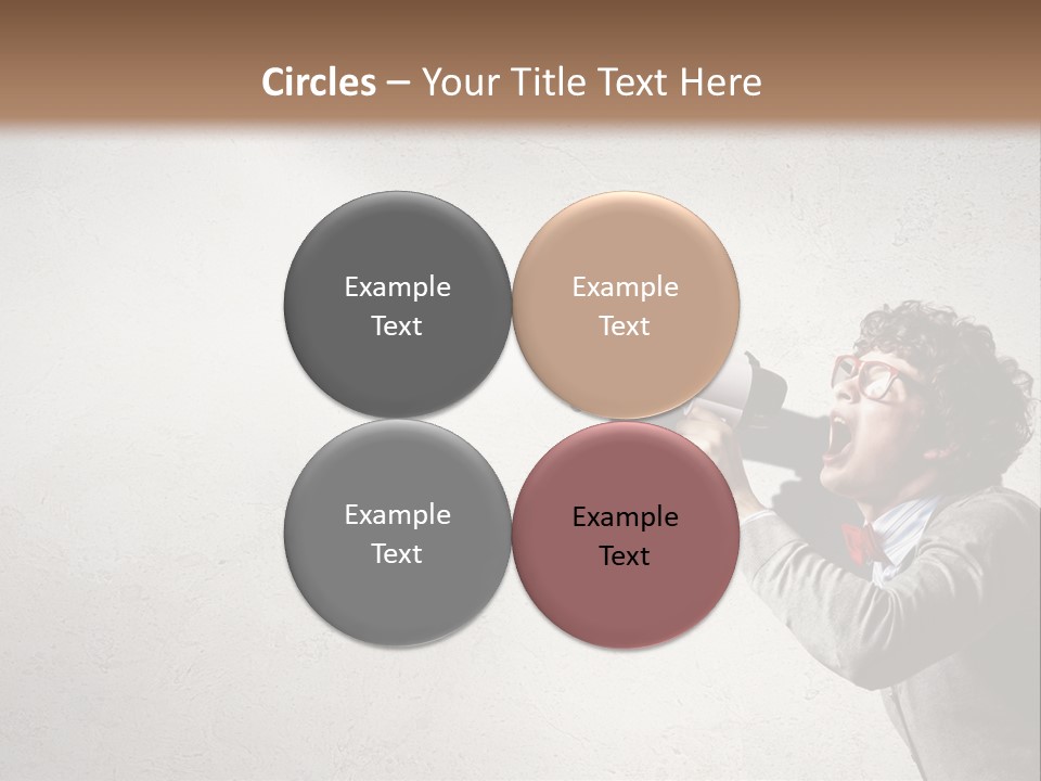 Loud Talking Energetic PowerPoint Template