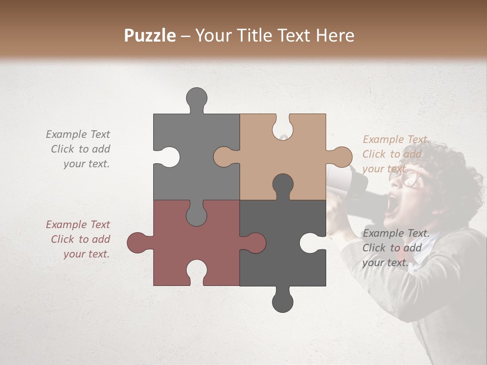 Loud Talking Energetic PowerPoint Template