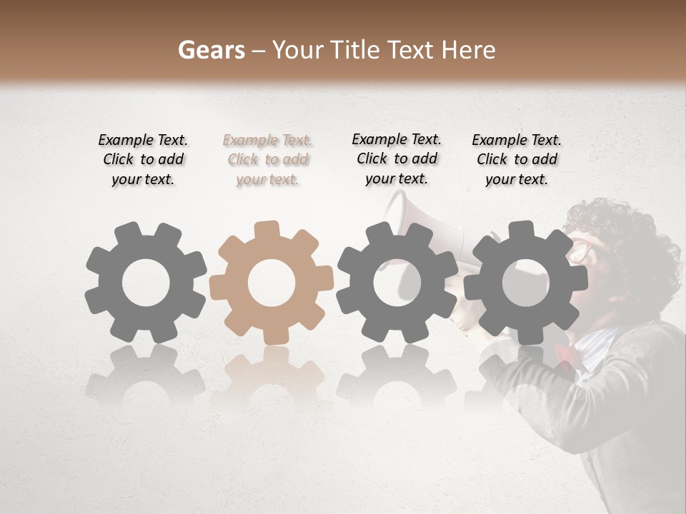 Loud Talking Energetic PowerPoint Template