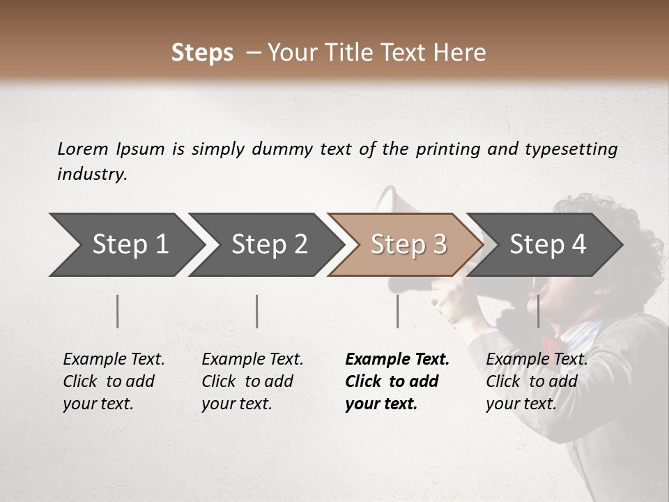 Loud Talking Energetic PowerPoint Template