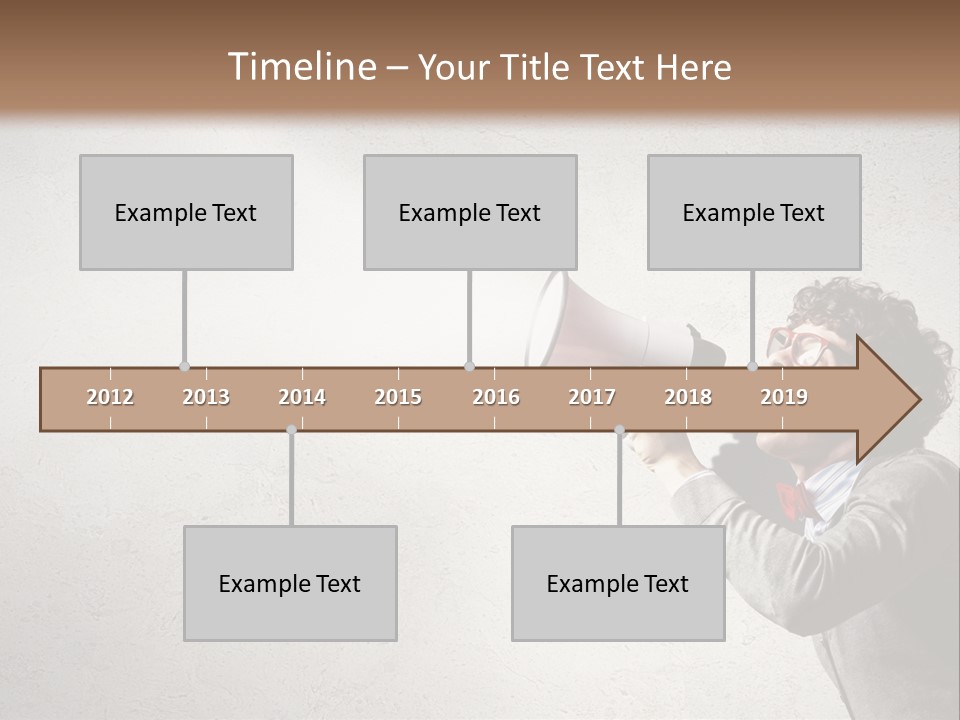 Loud Talking Energetic PowerPoint Template