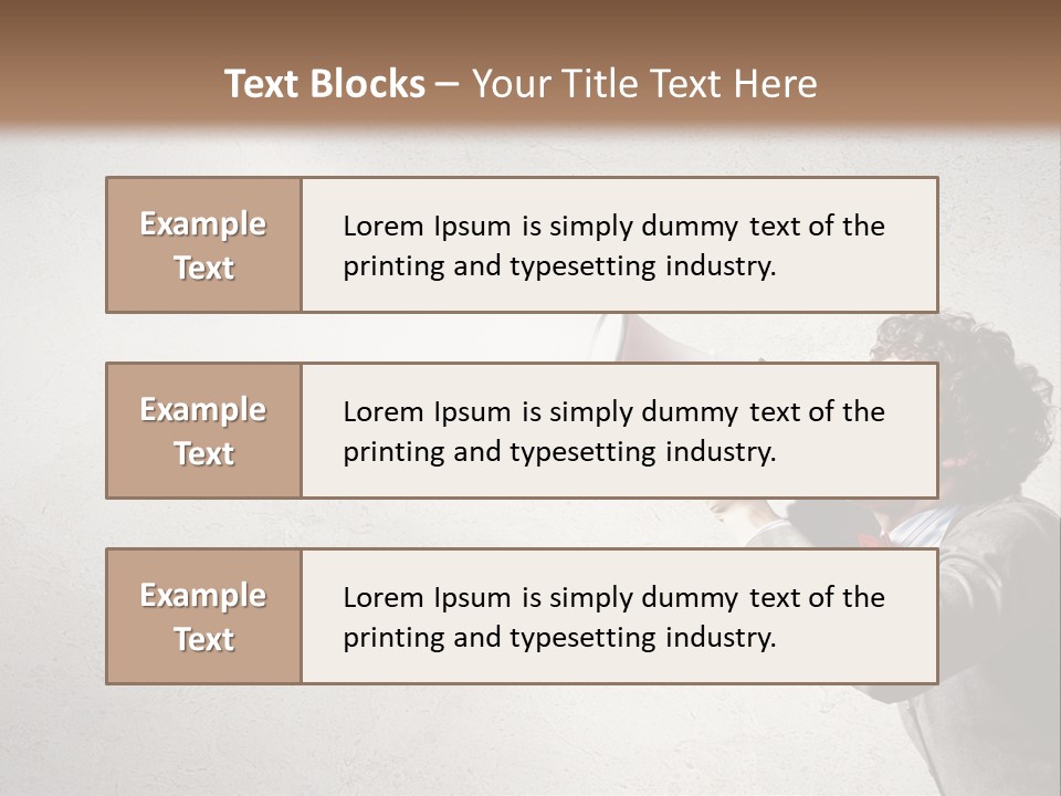 Loud Talking Energetic PowerPoint Template