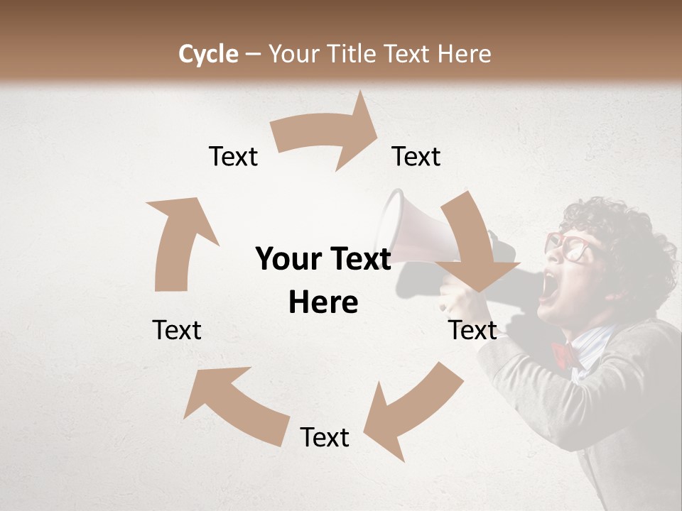 Loud Talking Energetic PowerPoint Template