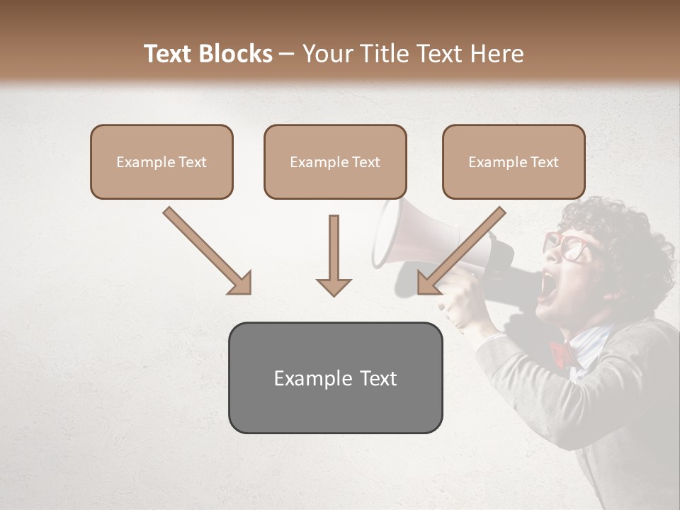Loud Talking Energetic PowerPoint Template