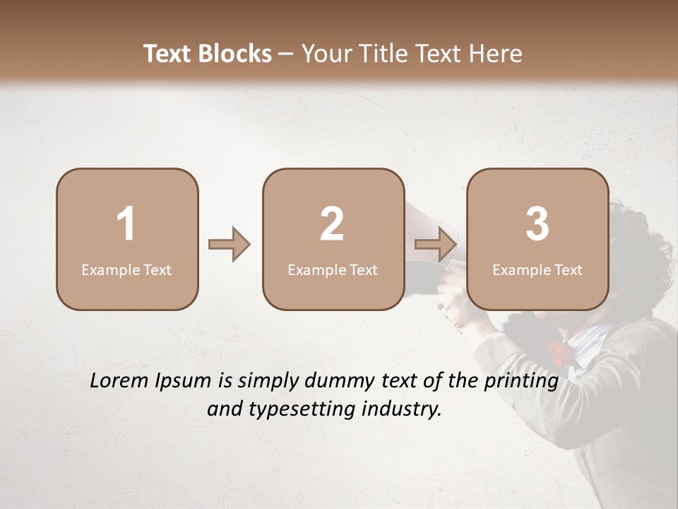 Loud Talking Energetic PowerPoint Template