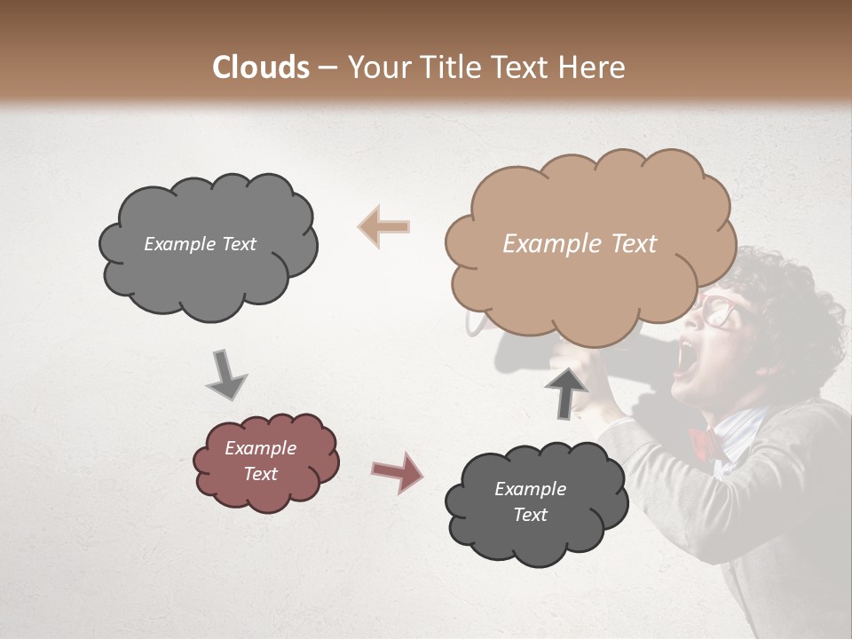 Loud Talking Energetic PowerPoint Template