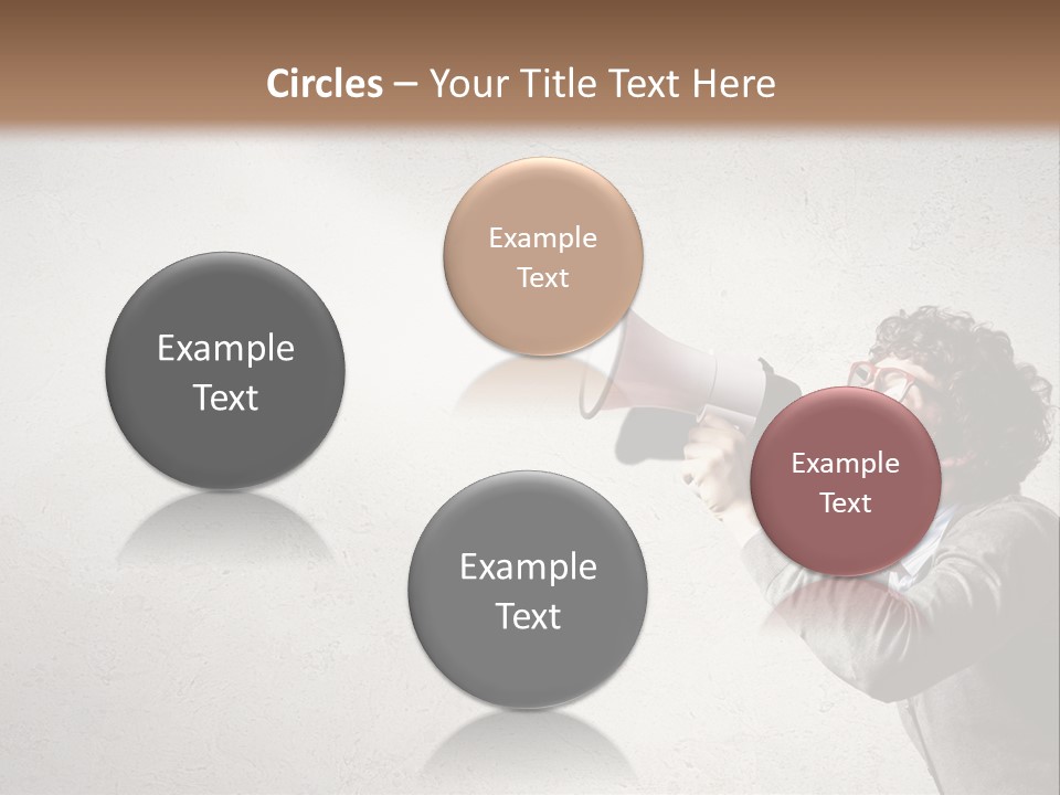 Loud Talking Energetic PowerPoint Template