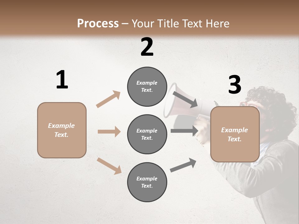Loud Talking Energetic PowerPoint Template