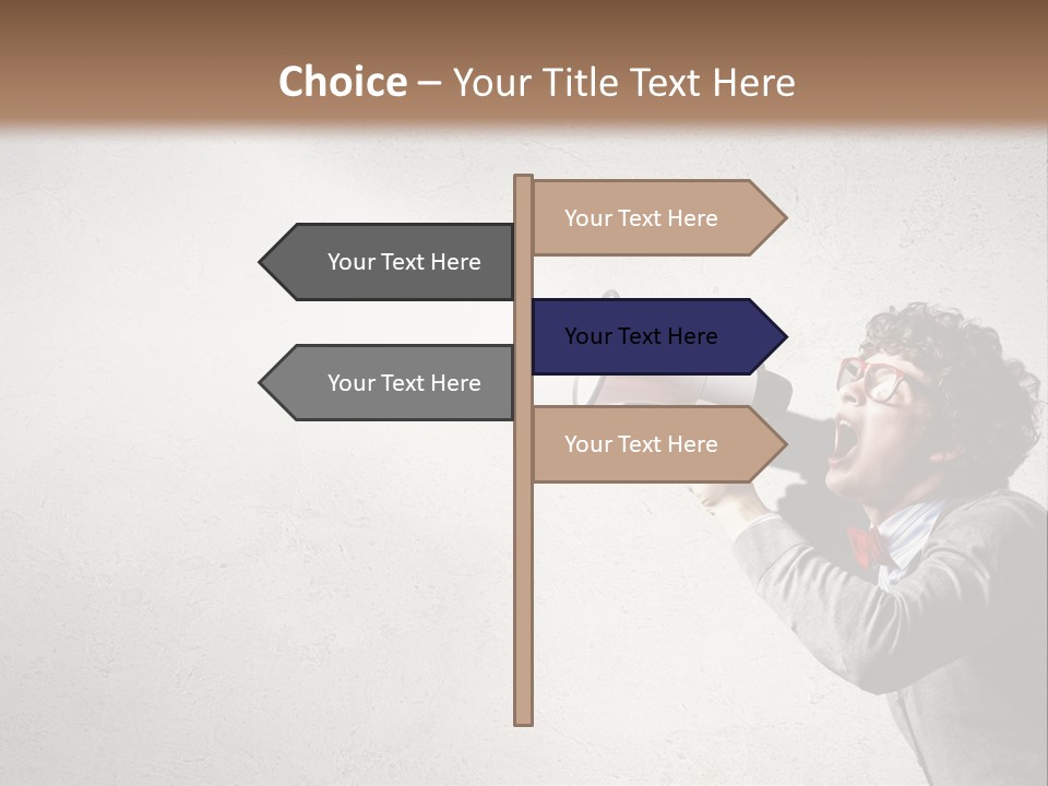 Loud Talking Energetic PowerPoint Template