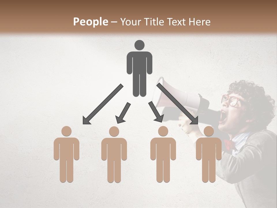 Loud Talking Energetic PowerPoint Template