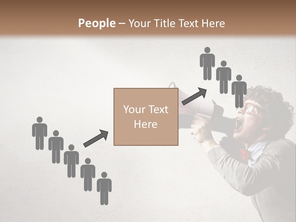 Loud Talking Energetic PowerPoint Template