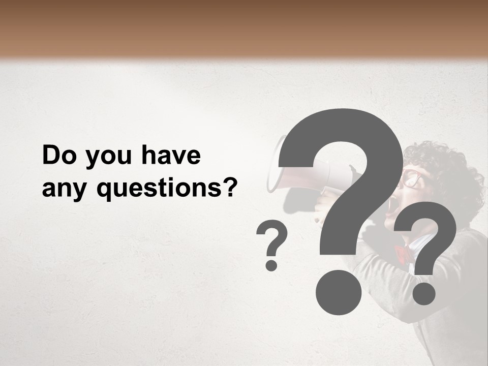 Loud Talking Energetic PowerPoint Template