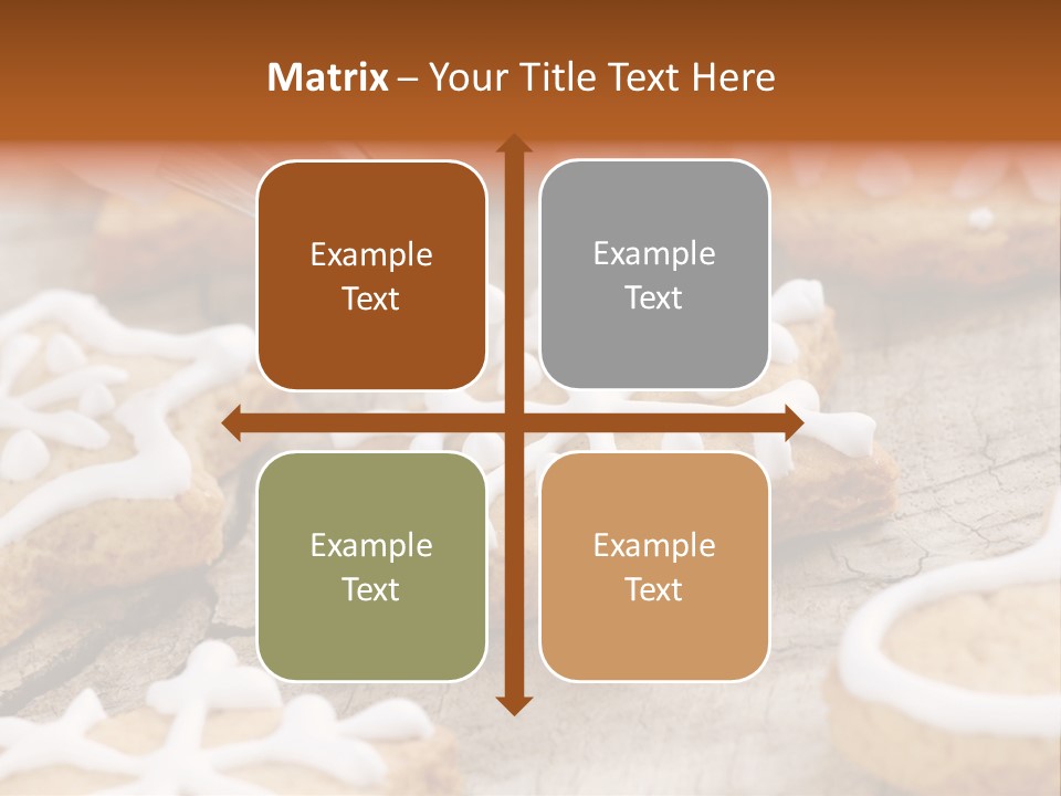 Holiday Gingerbread Dessert PowerPoint Template