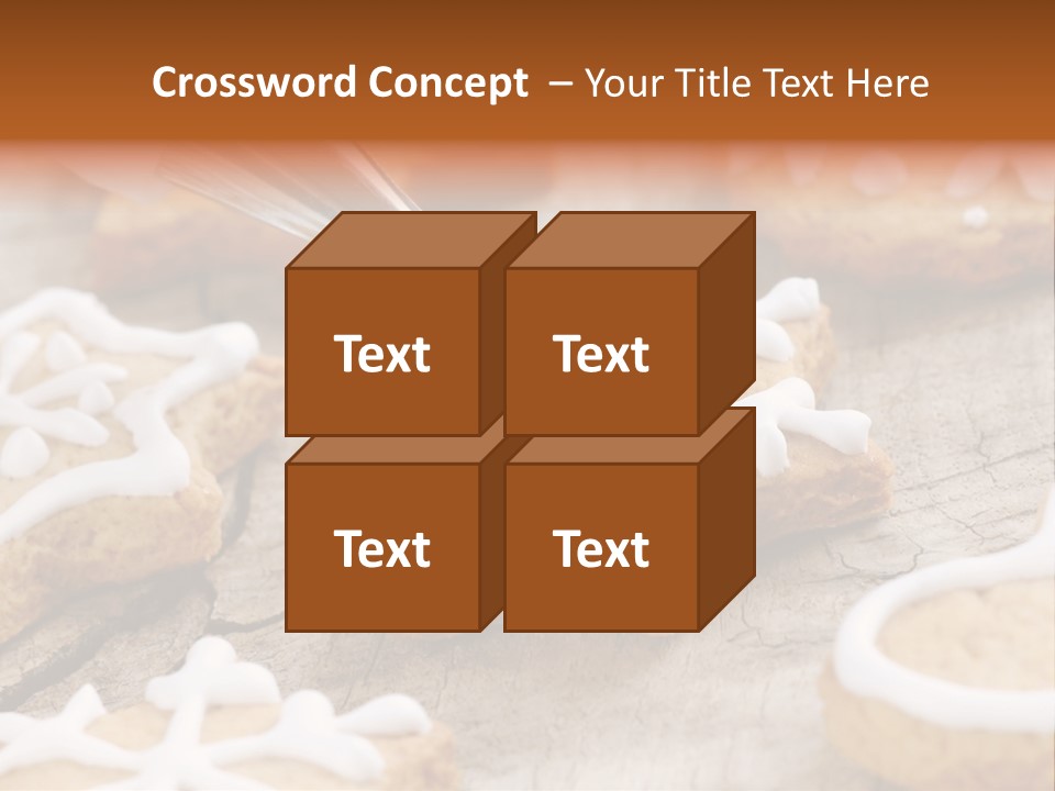 Holiday Gingerbread Dessert PowerPoint Template