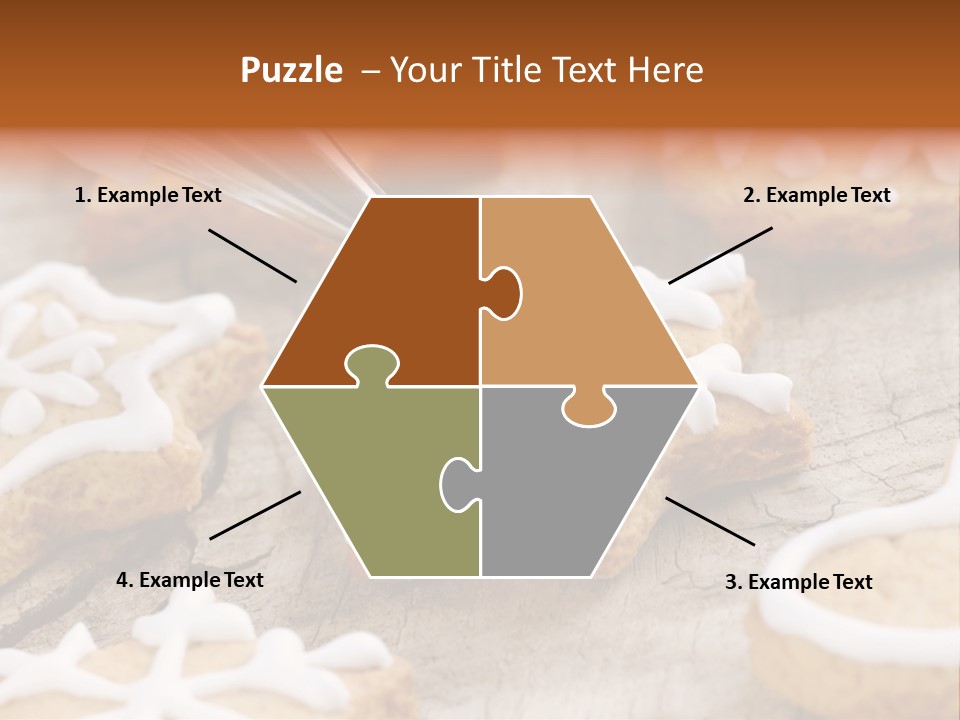 Holiday Gingerbread Dessert PowerPoint Template