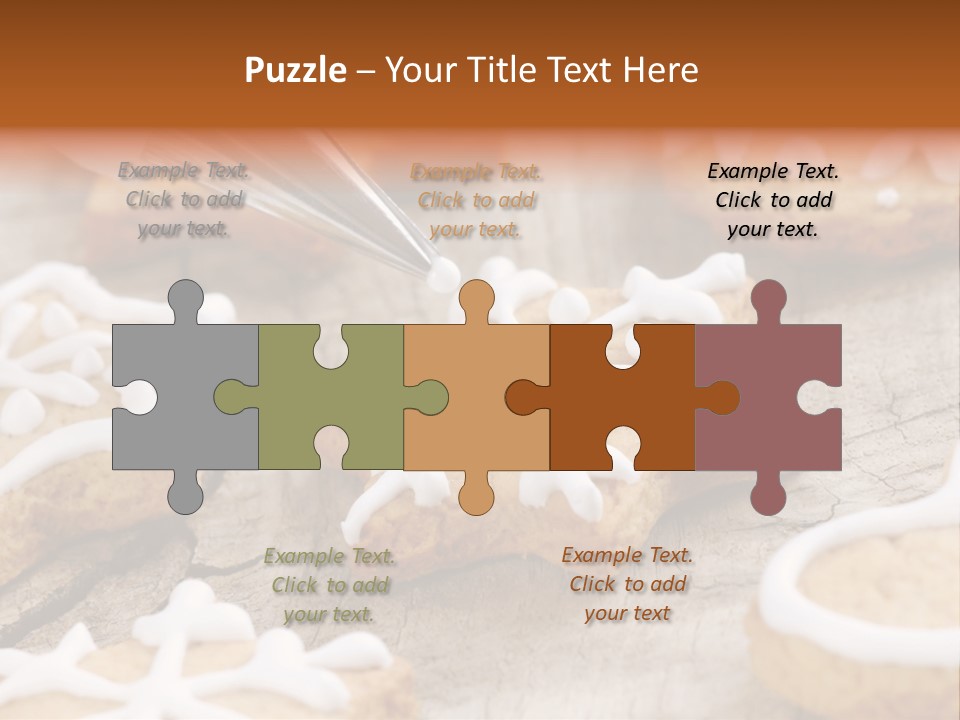 Holiday Gingerbread Dessert PowerPoint Template