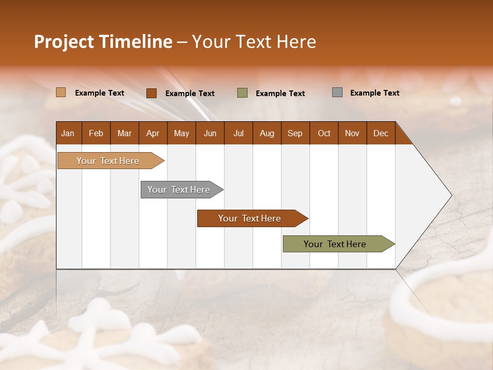 Holiday Gingerbread Dessert PowerPoint Template