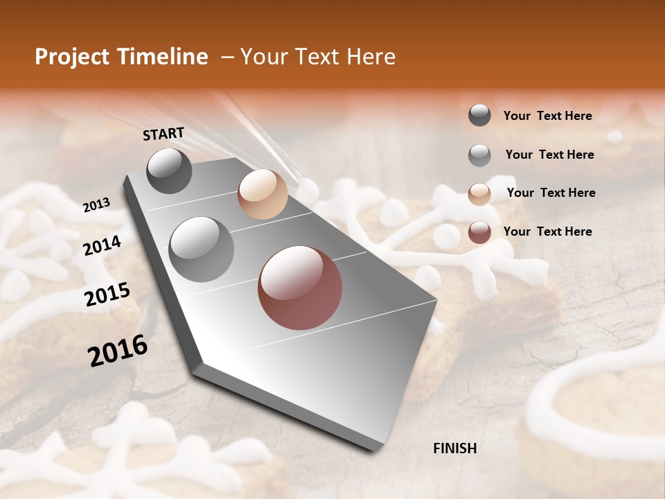Holiday Gingerbread Dessert PowerPoint Template