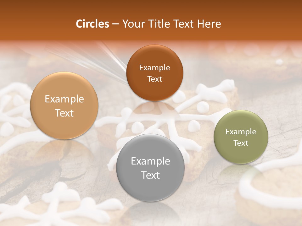 Holiday Gingerbread Dessert PowerPoint Template