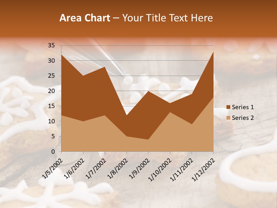 Holiday Gingerbread Dessert PowerPoint Template