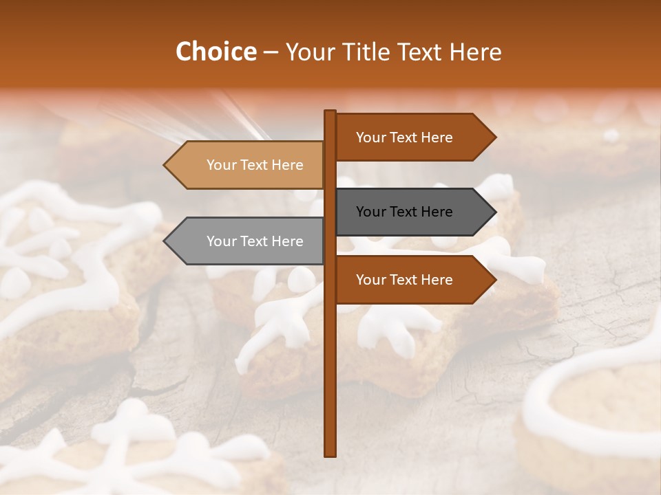 Holiday Gingerbread Dessert PowerPoint Template