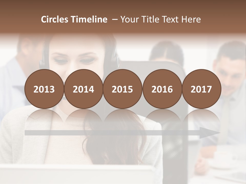 Helpline Laptop Assistant PowerPoint Template