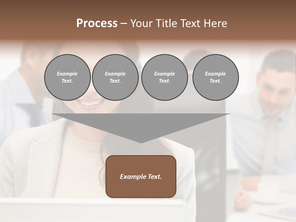 Helpline Laptop Assistant PowerPoint Template