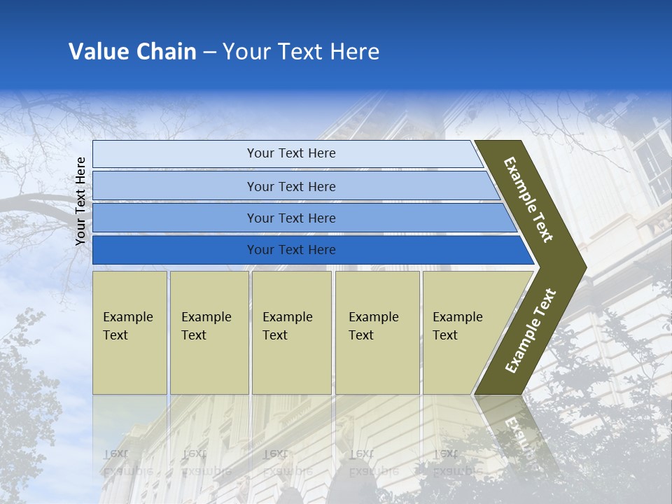Government Facade American PowerPoint Template