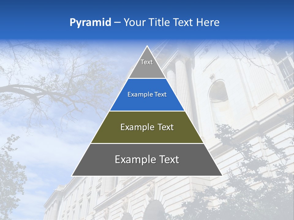 Government Facade American PowerPoint Template