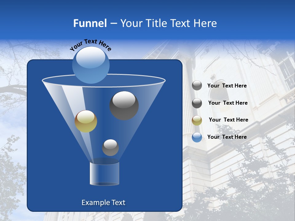 Government Facade American PowerPoint Template