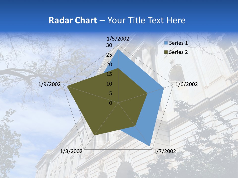 Government Facade American PowerPoint Template