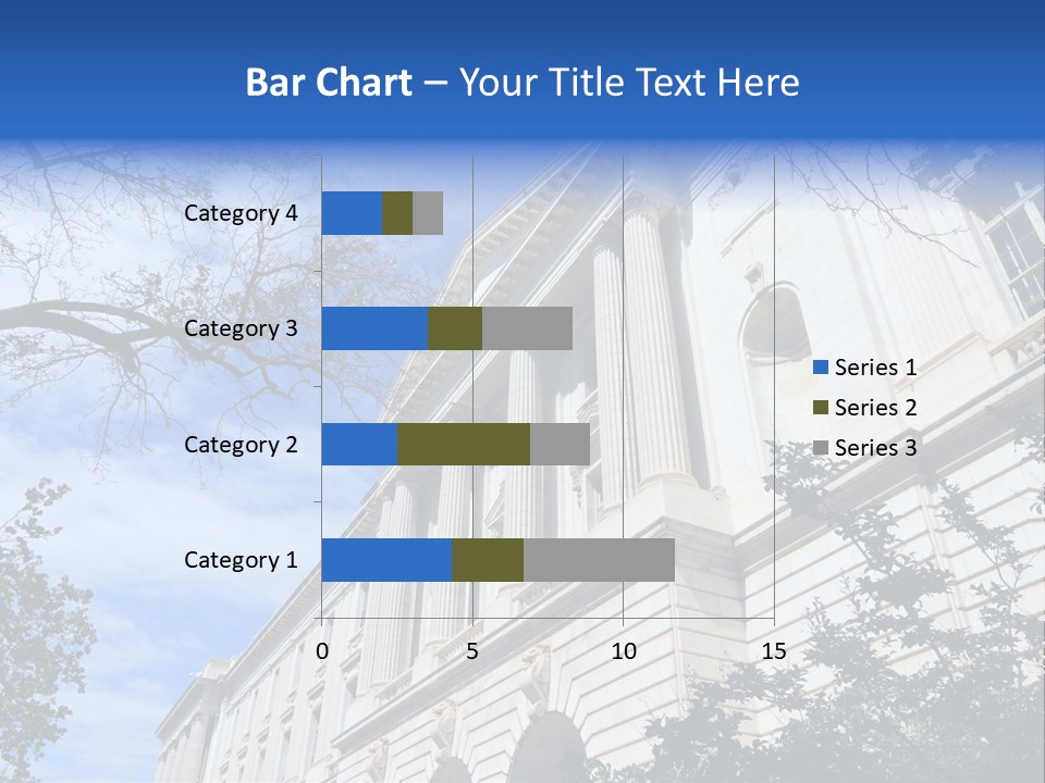 Government Facade American PowerPoint Template