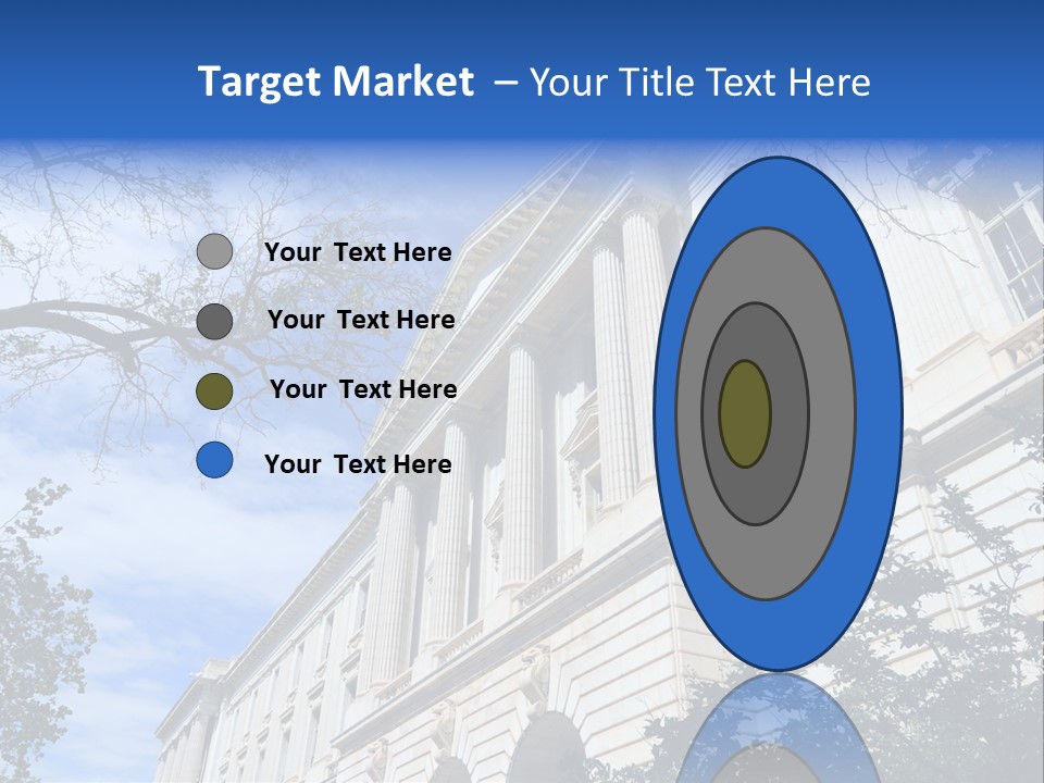 Government Facade American PowerPoint Template