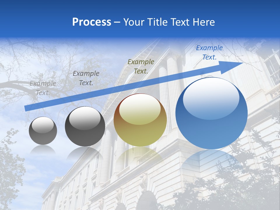 Government Facade American PowerPoint Template