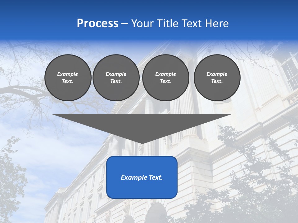 Government Facade American PowerPoint Template