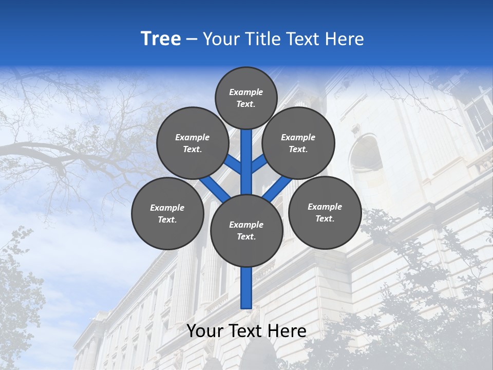 Government Facade American PowerPoint Template