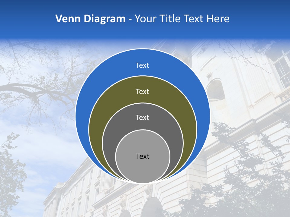 Government Facade American PowerPoint Template