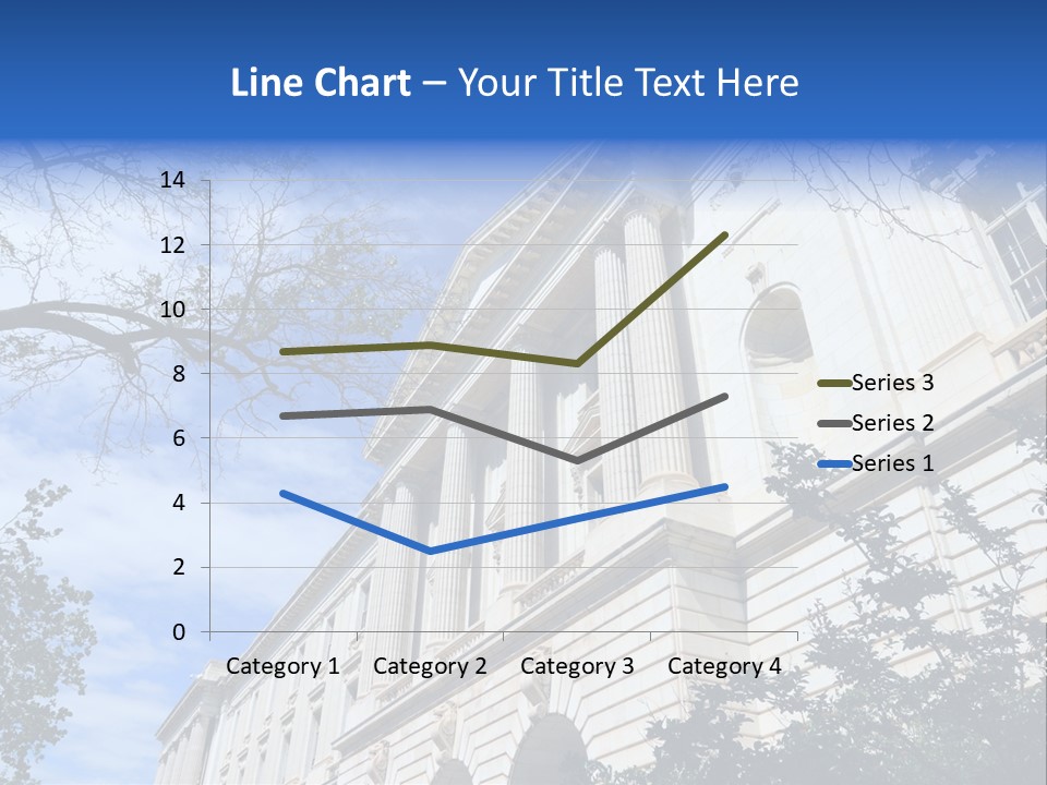 Government Facade American PowerPoint Template