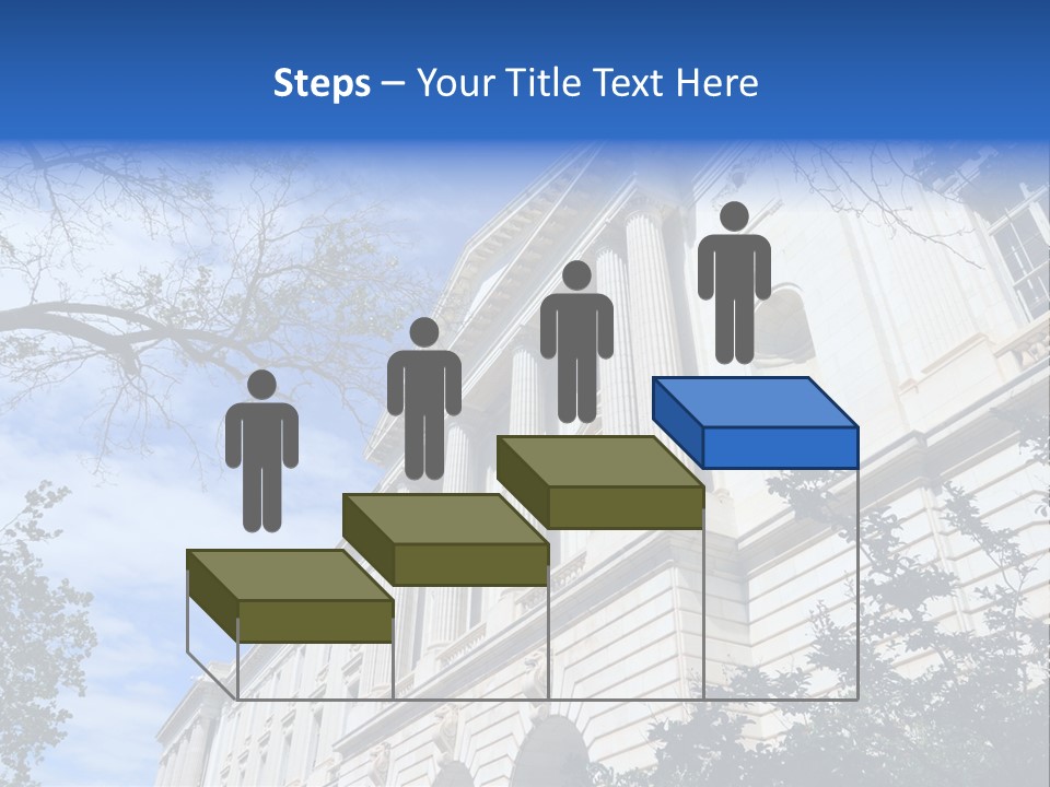 Government Facade American PowerPoint Template