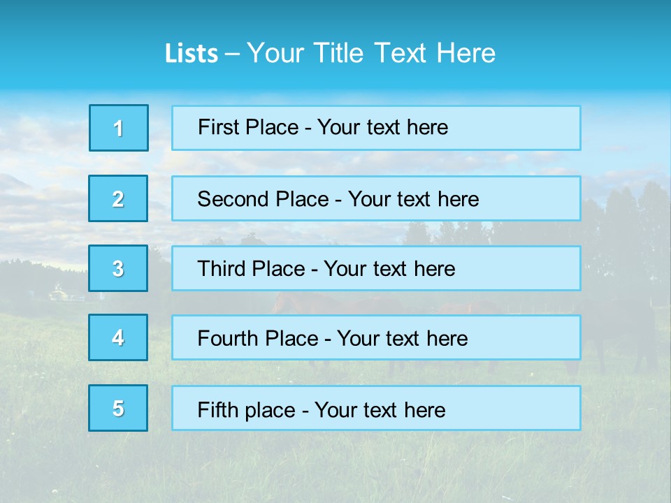 Summer Sunset Day PowerPoint Template
